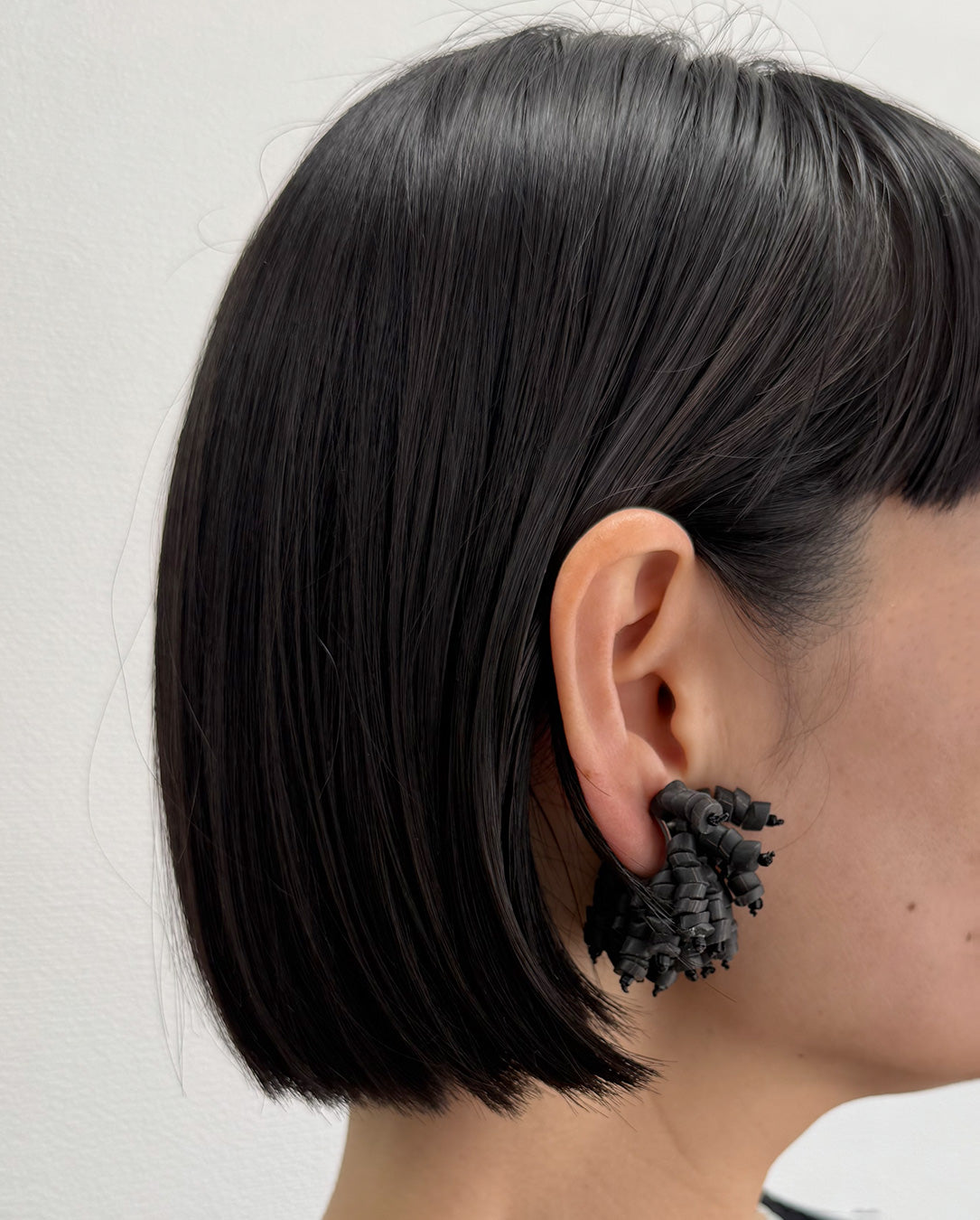 Beads Earrings black