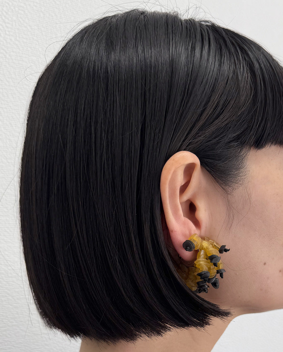 Beads Earrings beige