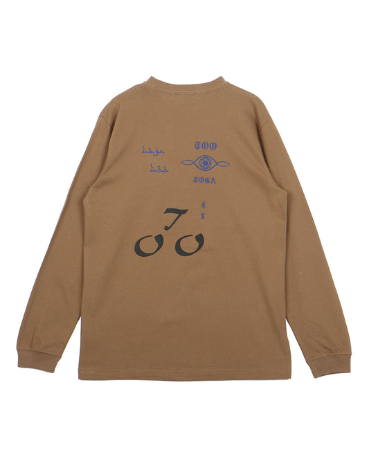 Print Jersey LS camel