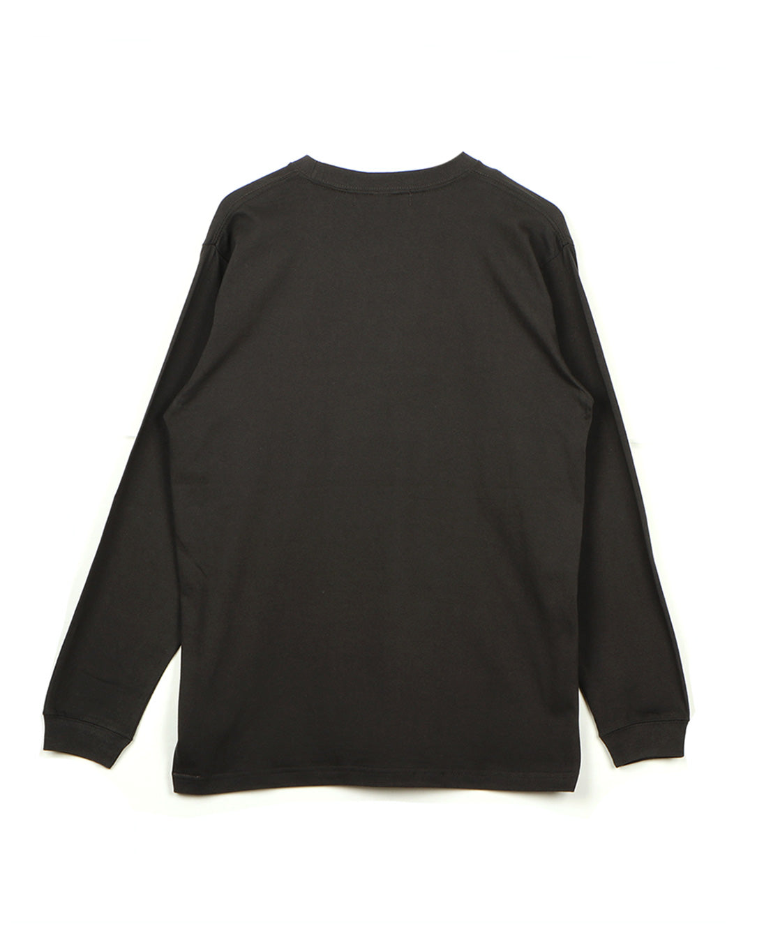 Embroidery L/S charcoal