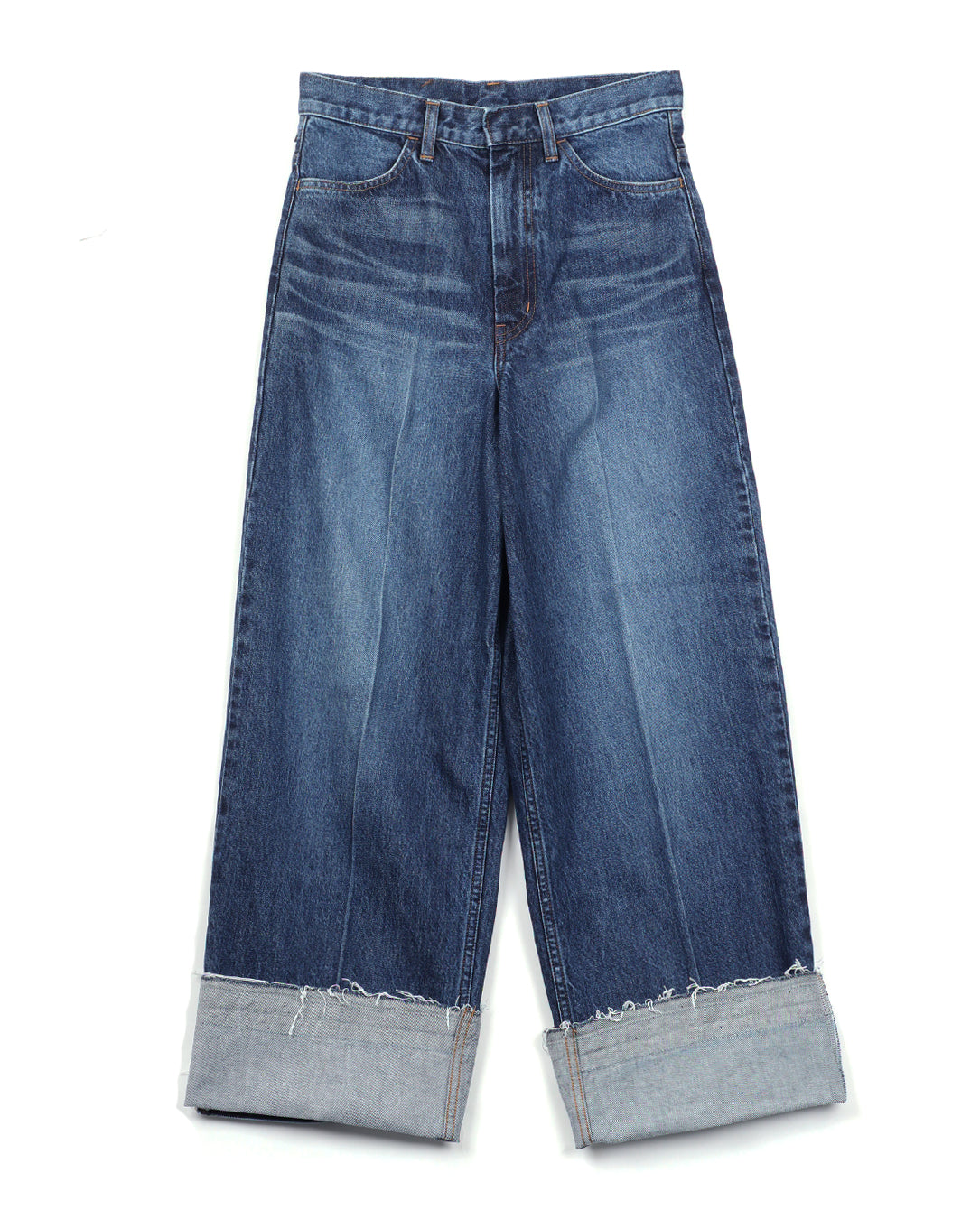 Wide Denim Pants blue