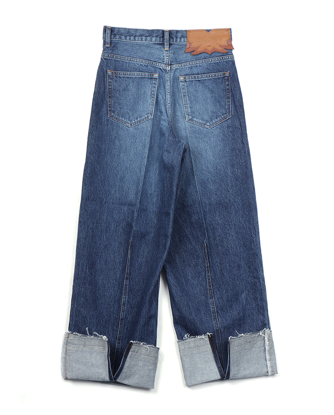 Wide Denim Pants blue