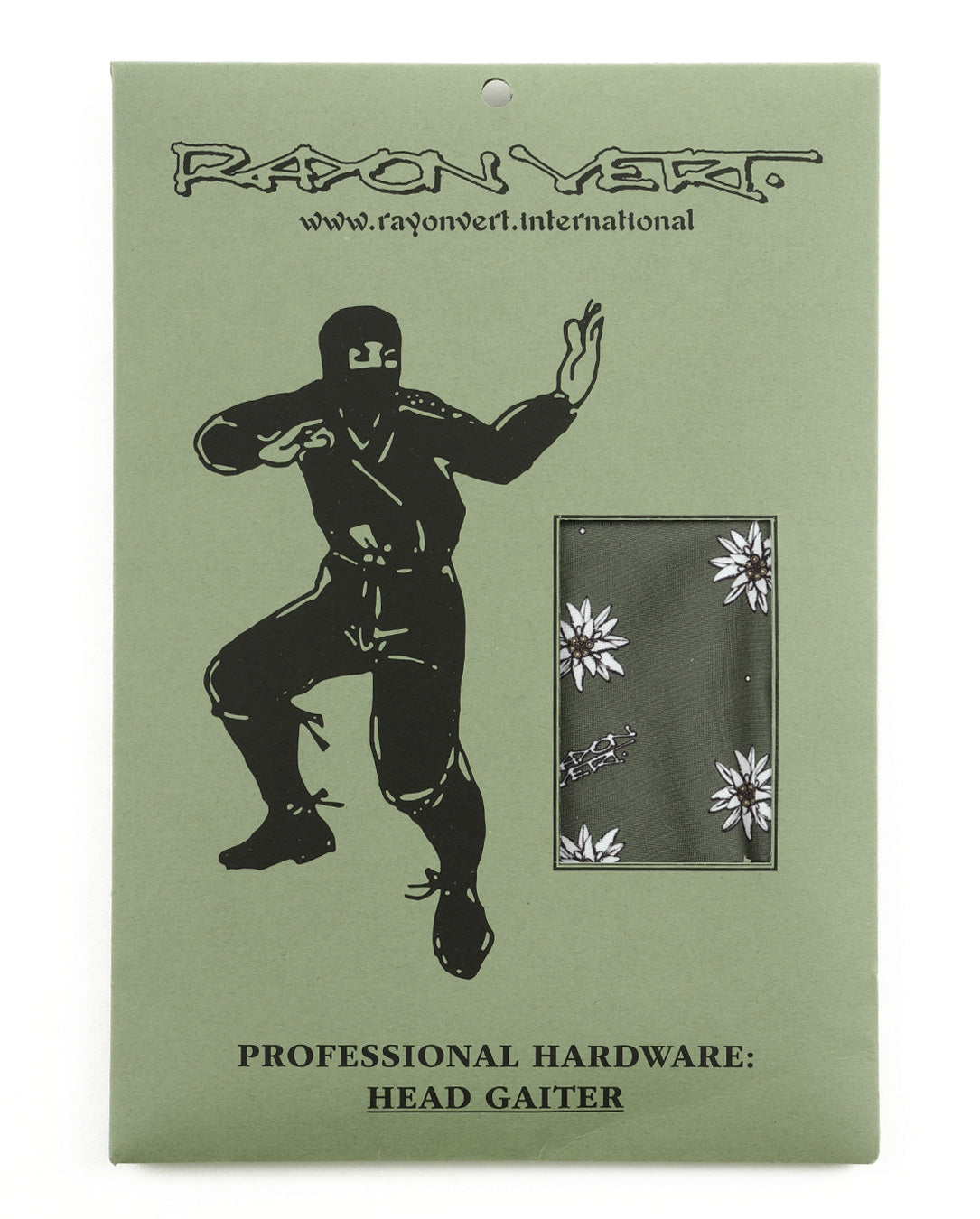 Head Gaiter hazardous edelweiss green