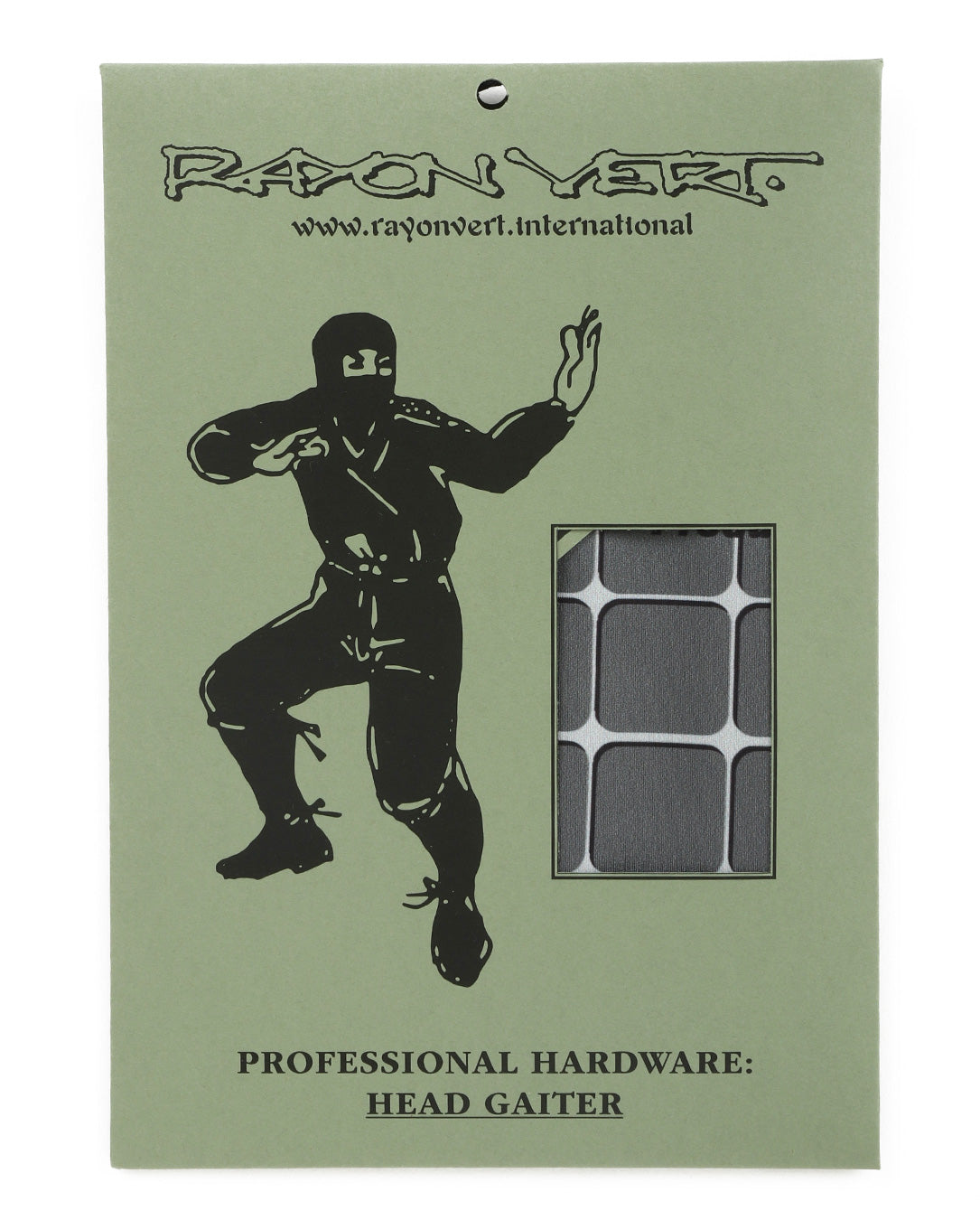 Head Gaiter hazardous grid dark