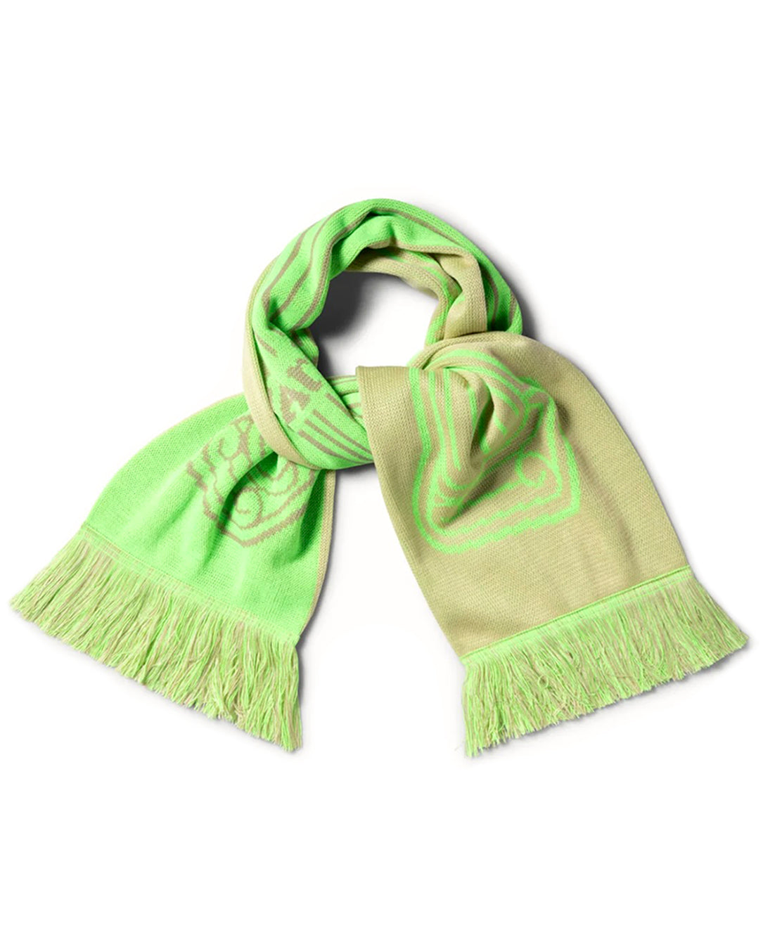 Column Scarf fluoro-green