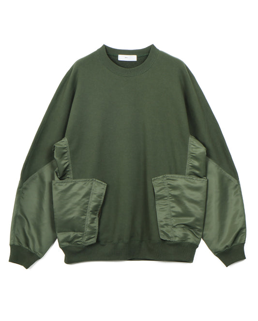 Nylon Sweatshirt khaki