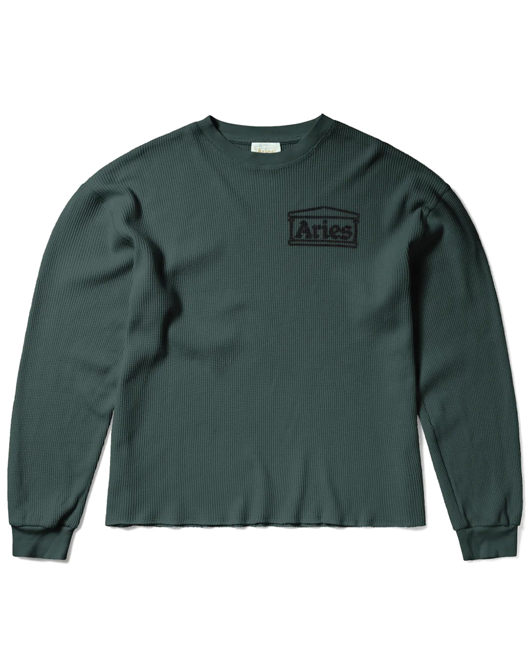 Waffle LS Tee olive