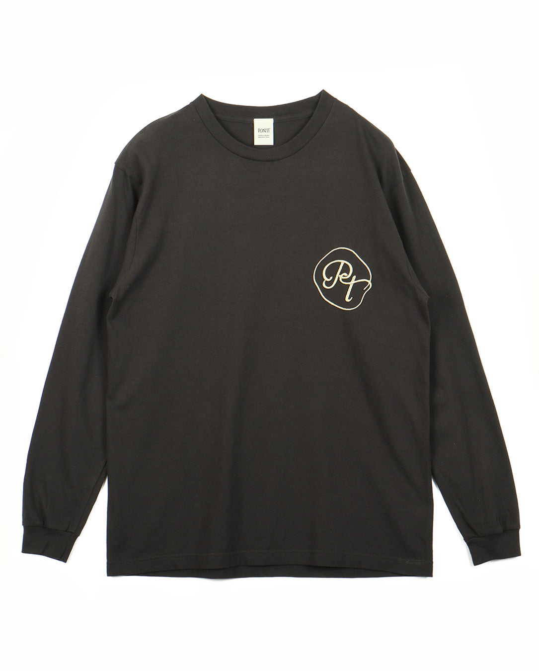 XL GRINDLODGE x LOV L/S フルカラーTEE 刺繍 Logo Embroidery Long T-shirt charcoal grey – LOVE nagoya