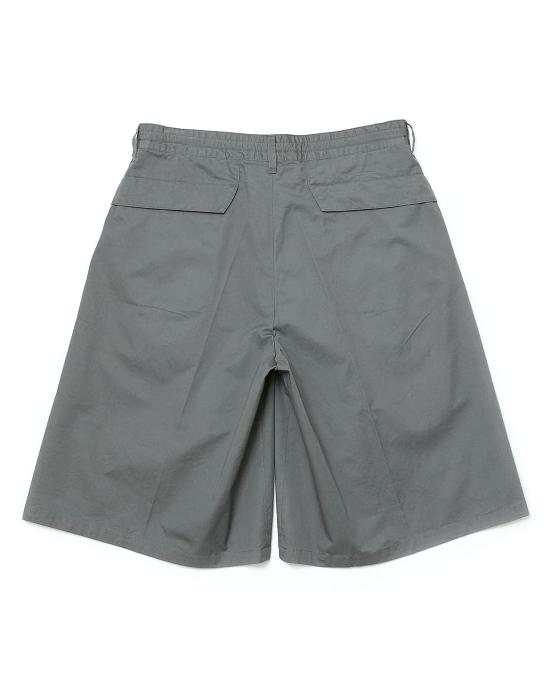 Cotton Twill Over Sized Bermuda Short asphalt