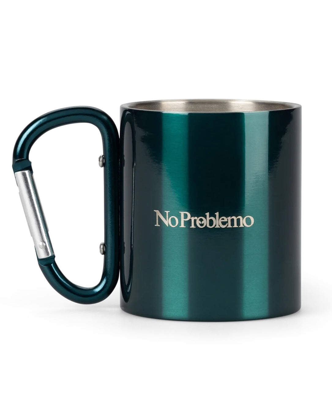 No Problemo Carabiner Mug green