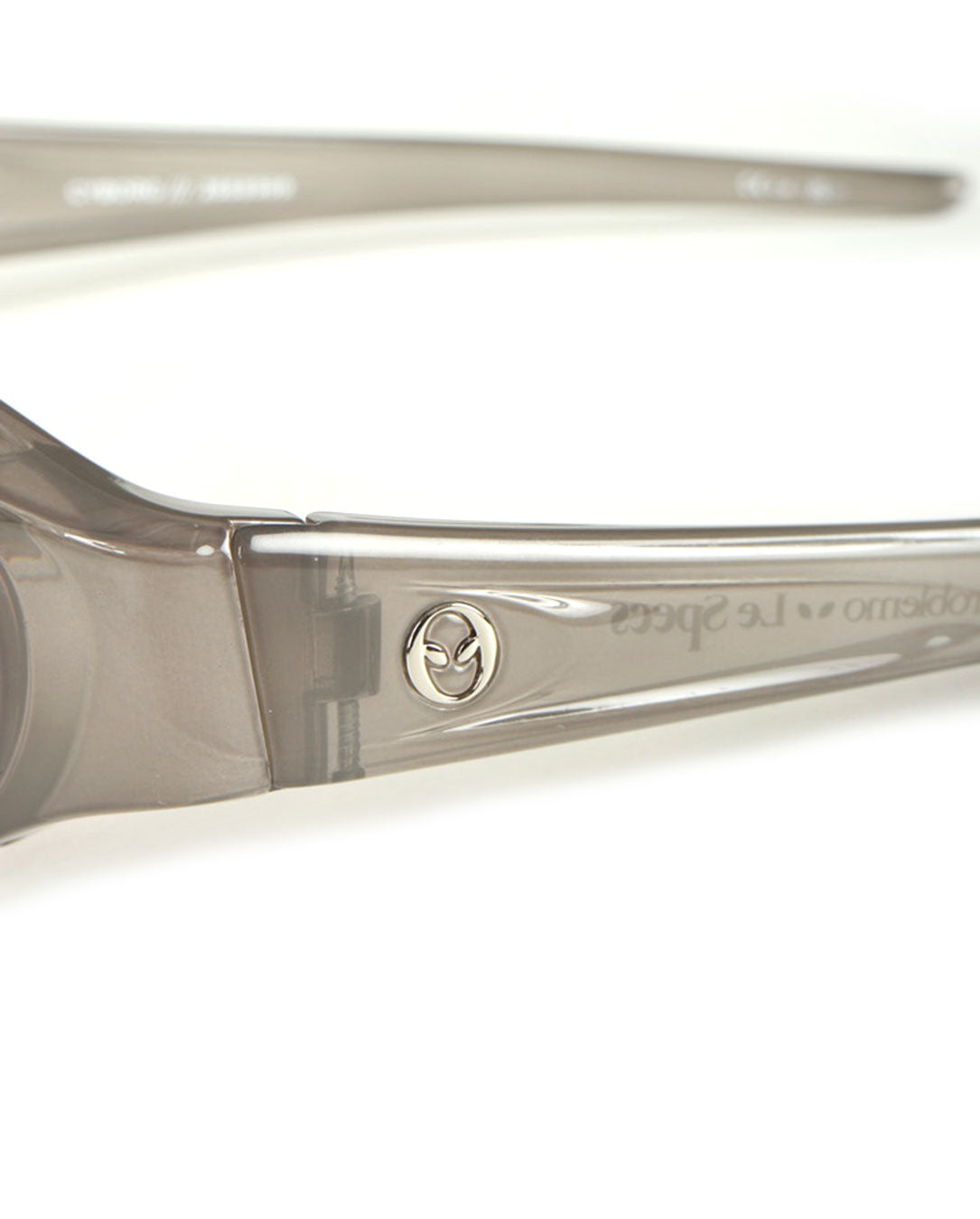 No Problemo x Le Specs Cyborg Sunglasses smoke-plum-mono