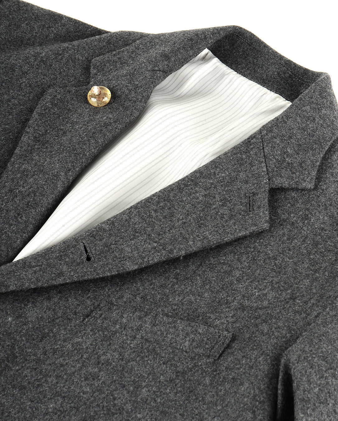 Wool Flannel Jacket charcoal grey