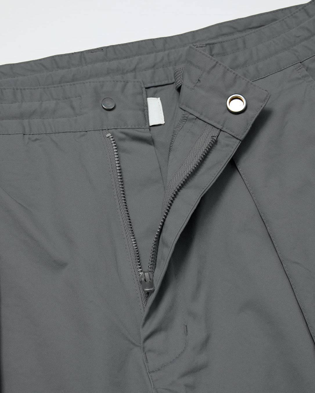 Cotton Twill Over Sized Bermuda Short asphalt