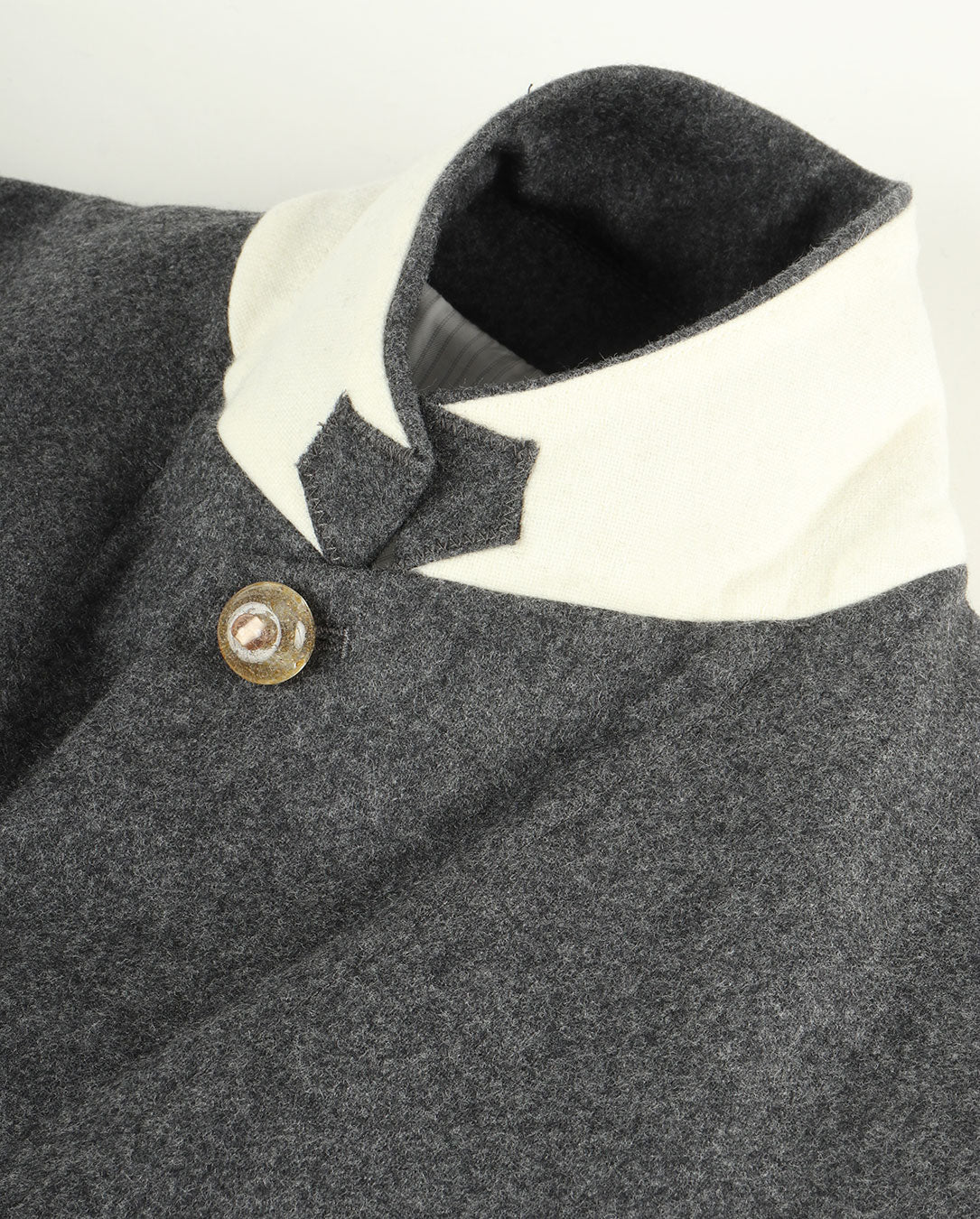 Wool Flannel Jacket charcoal grey