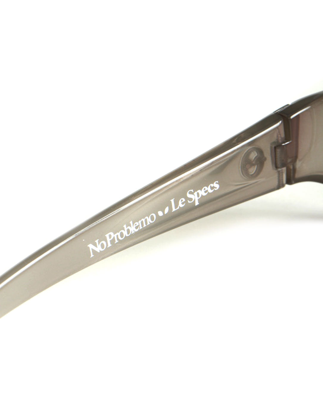 No Problemo x Le Specs Cyborg Sunglasses smoke-plum-mono