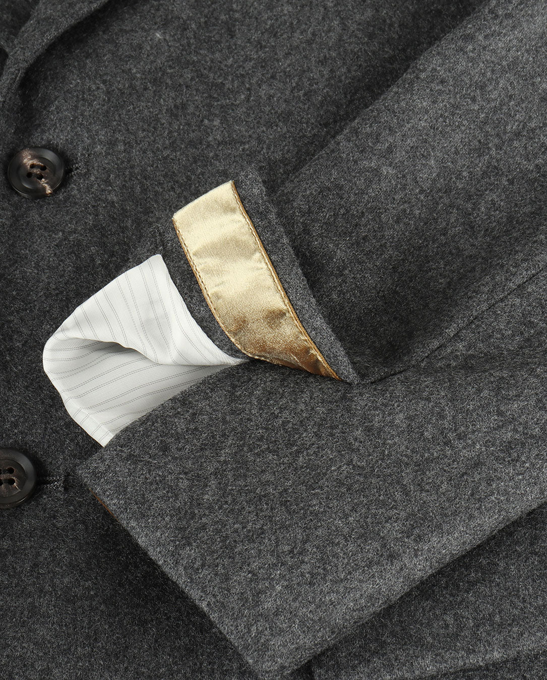 Wool Flannel Jacket charcoal grey