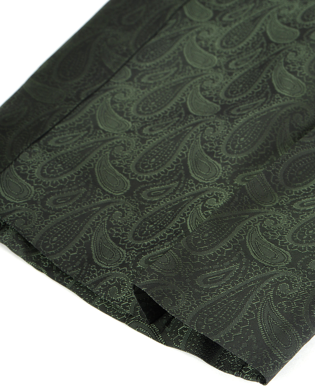 Paisley Jacquard Pants green