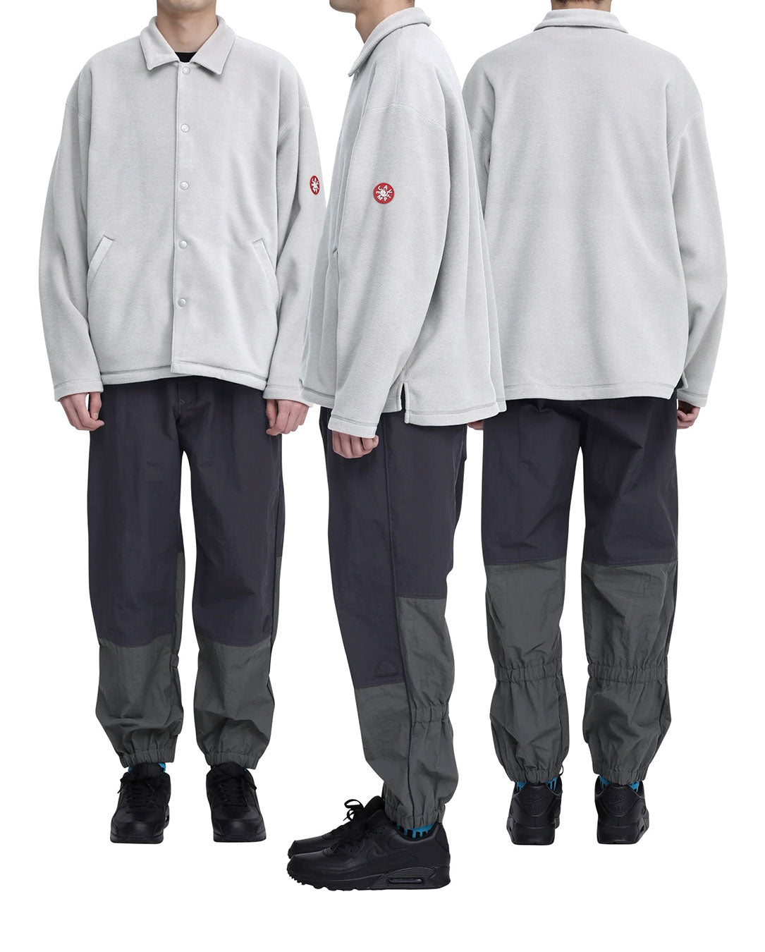 Fleece Snap Shirt grey