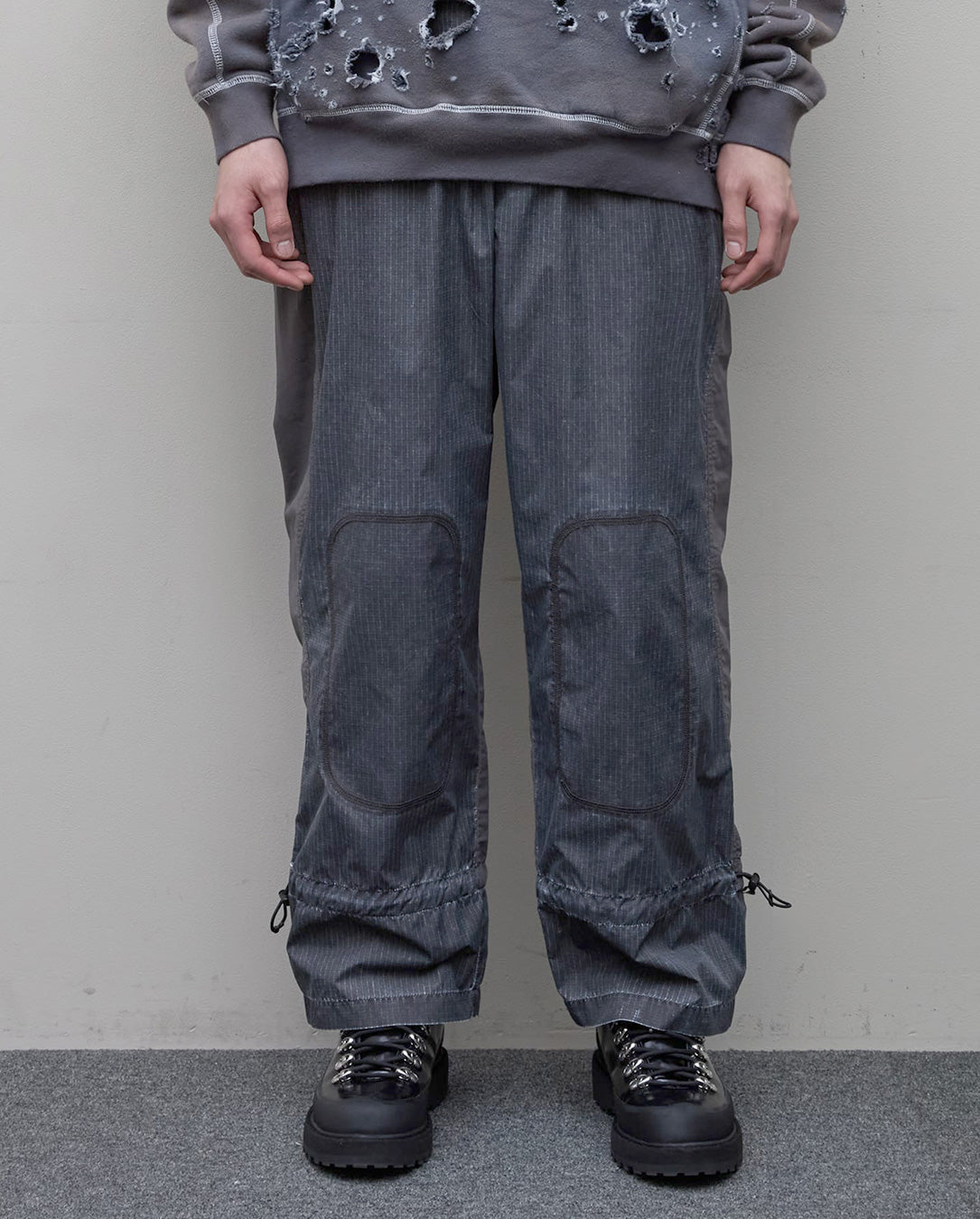 Pigment Nylon Track Pant dark grey