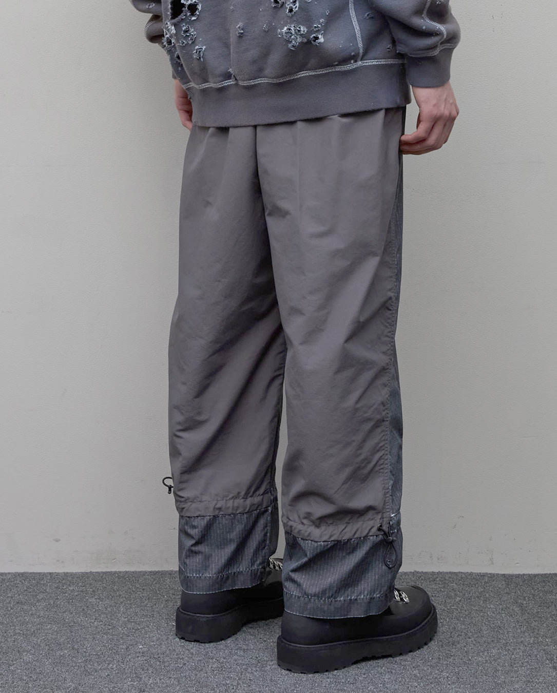 Pigment Nylon Track Pant dark grey