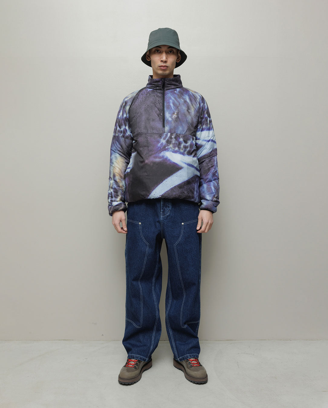 Denim Faux Stitch Carpenter Pant indigo