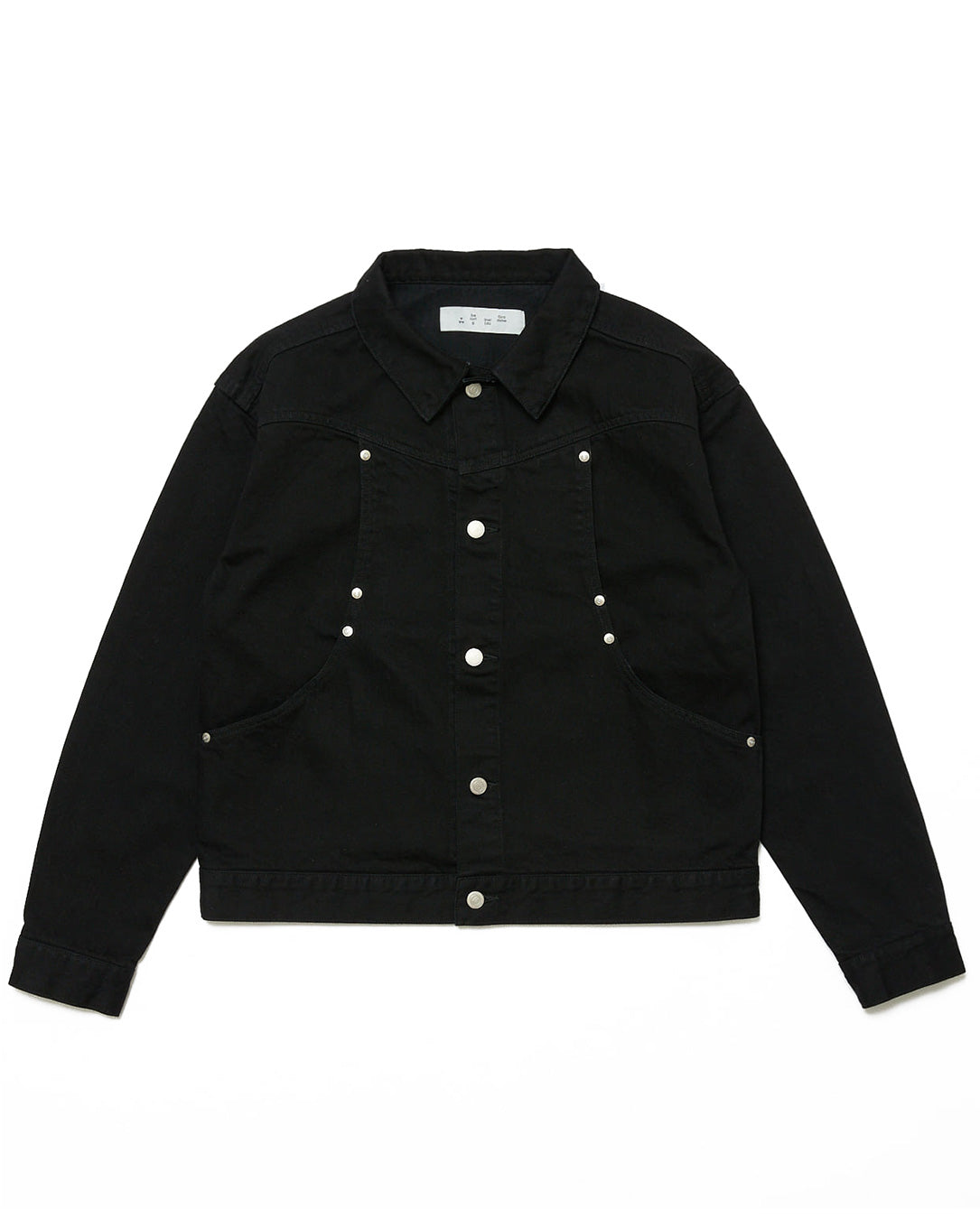 Crab Pocket Denim Jacket black