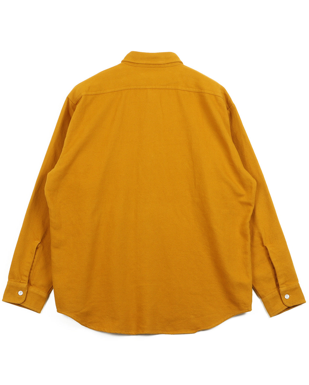 Cat Foot Print Nel Shirt mustard