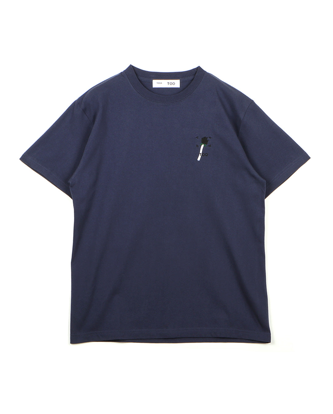 Embroidery T-shirt navy