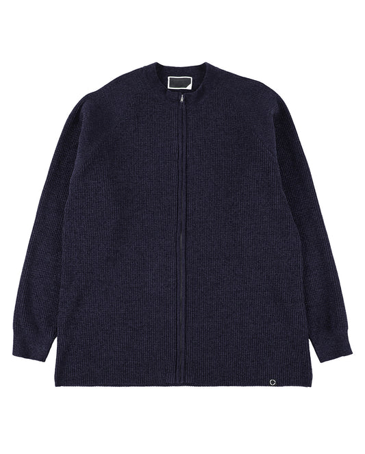 Cordy Knit Cycle Jacket navy