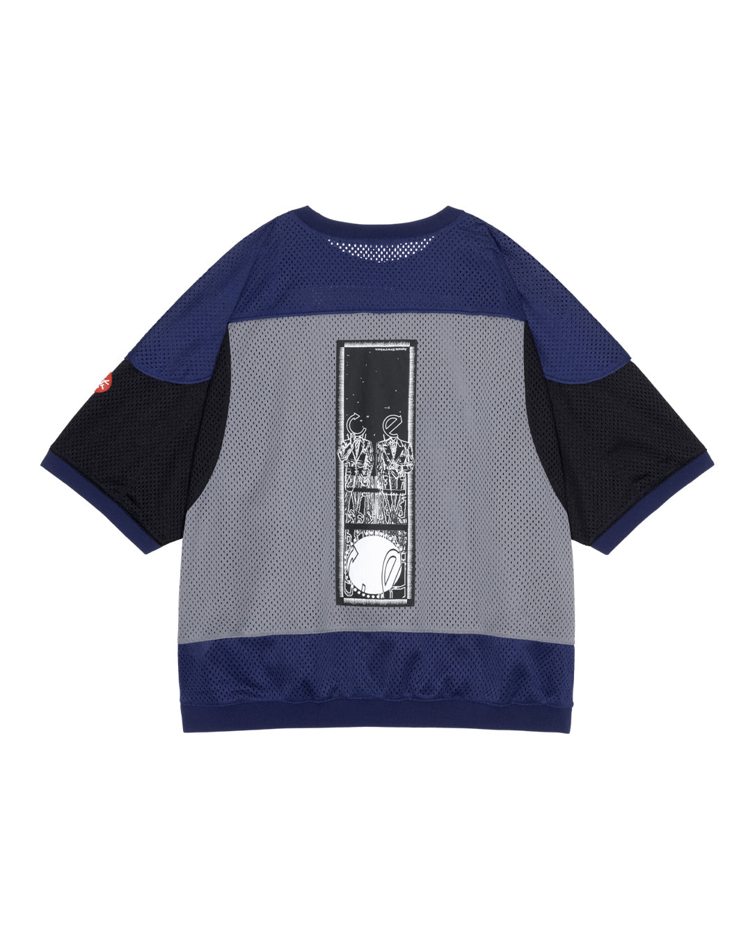 MD Temporal Distortion Mesh SS Top navy