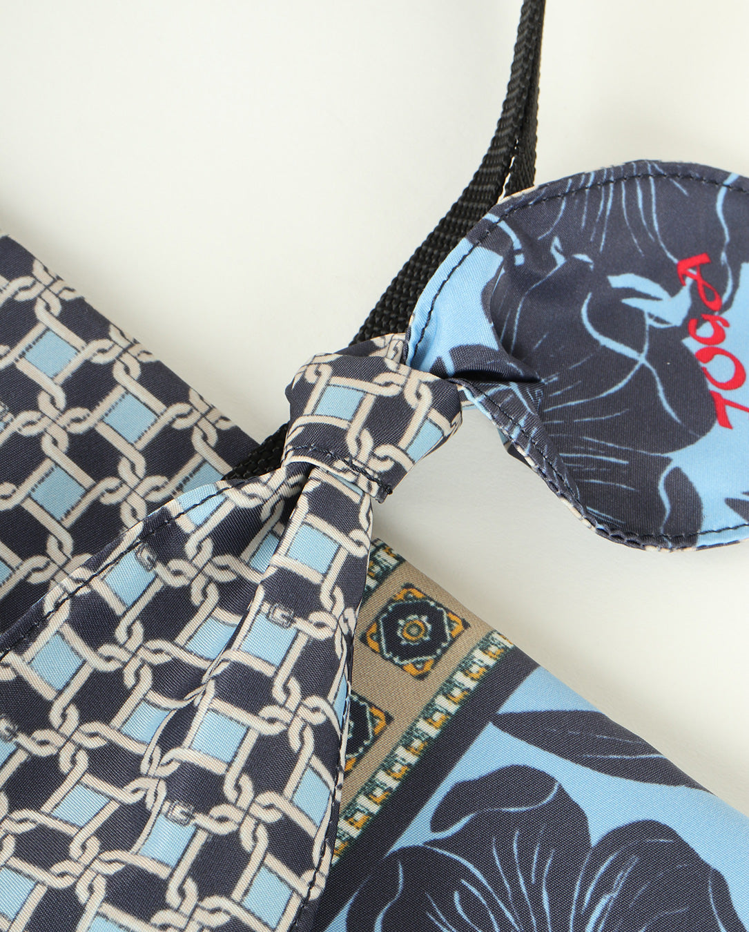 Print Tote Bag lt blue