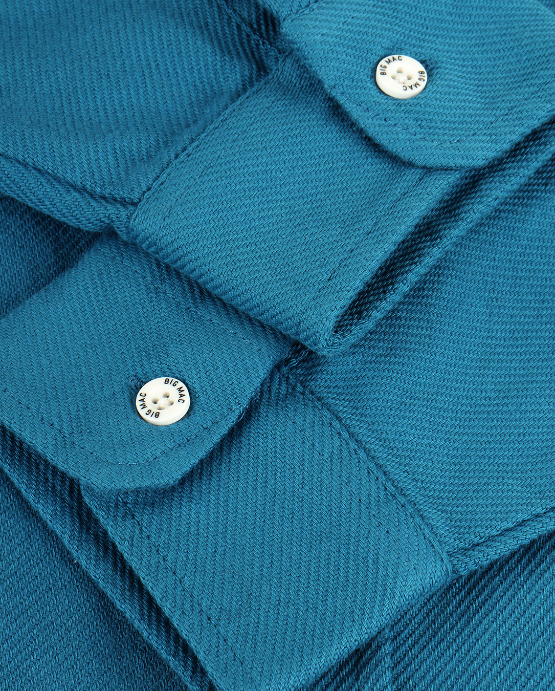 Cat Foot Print Nel Shirt blue