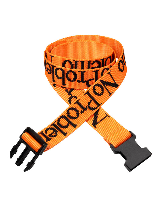 No Problemo Webbing Belt orange