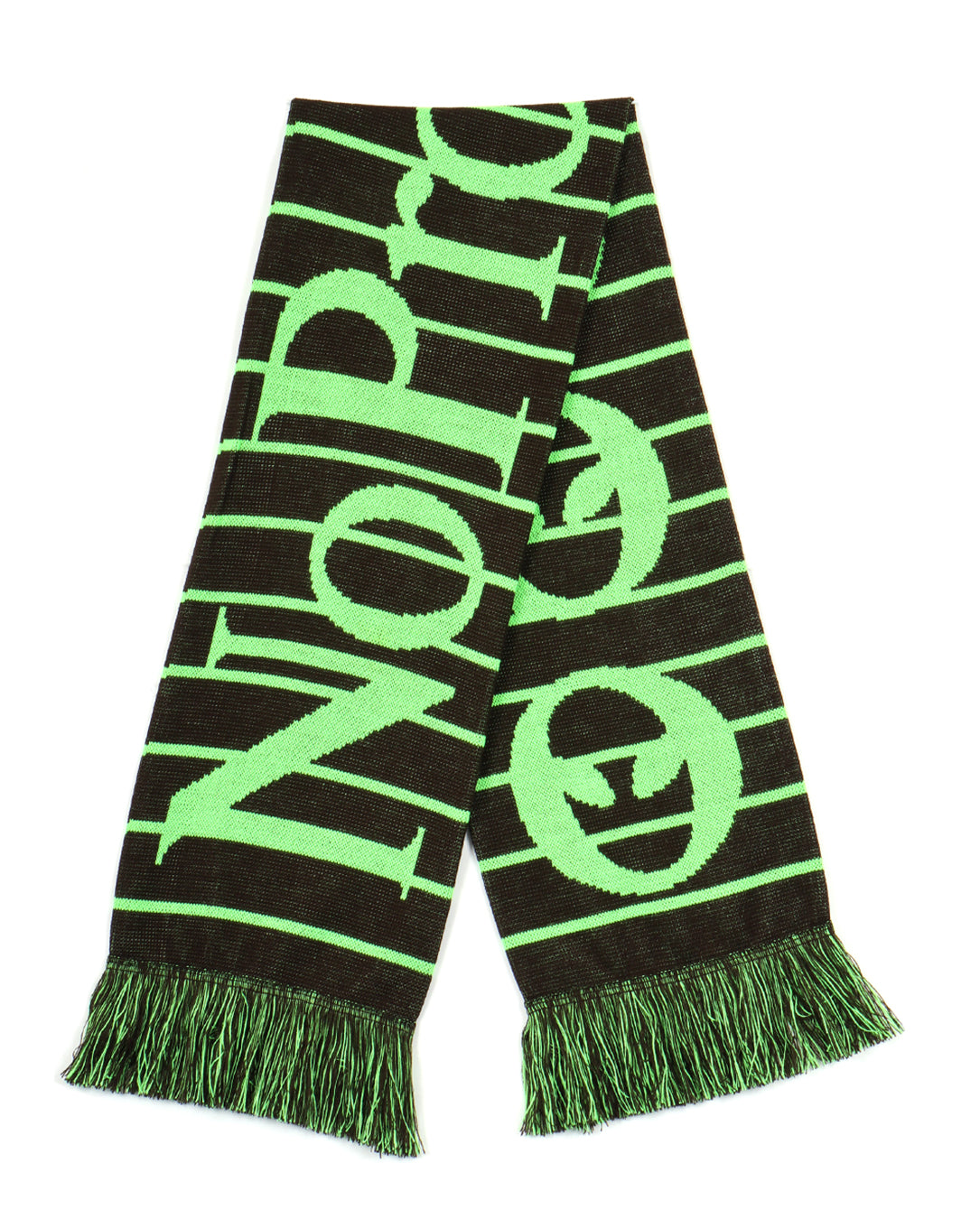 No Problemo Striped Scarf olive