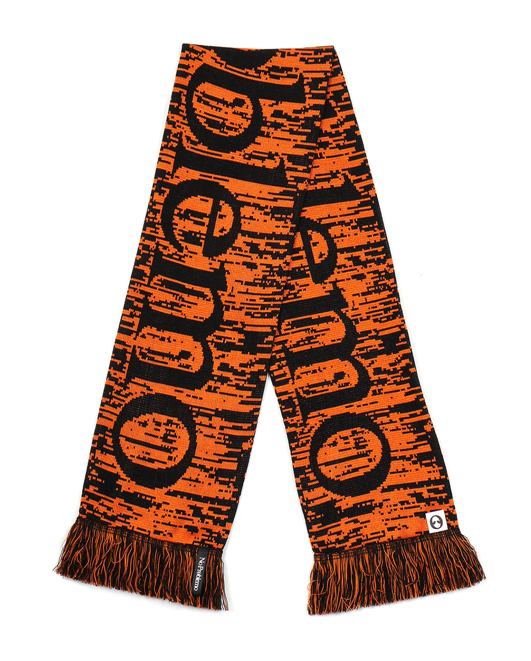 No Problemo Glitch Scarf orange