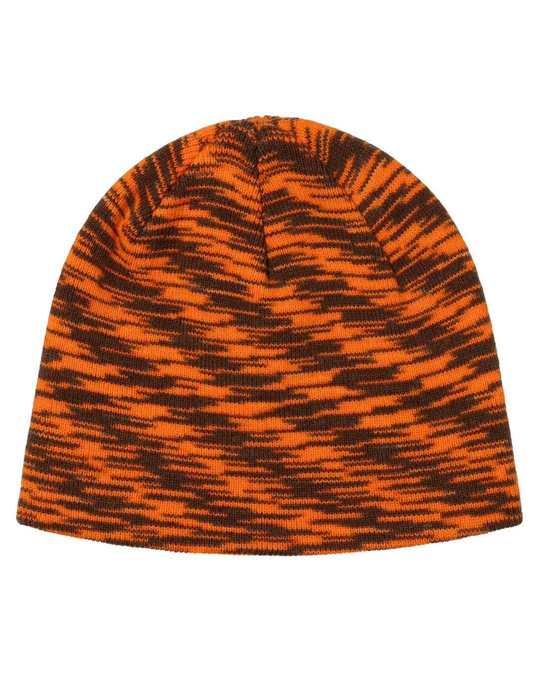 No Problemo Glitch Skull Hat orange