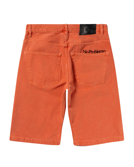Garment Dyed Bagi Shorts coral