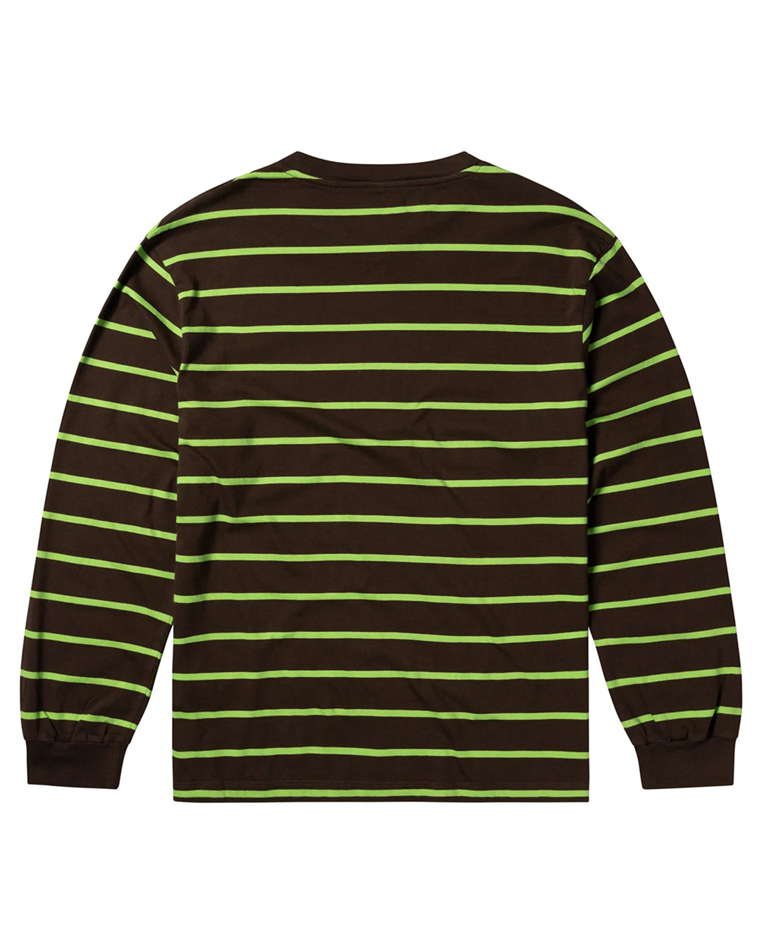 No Problemo Striped LS Tee olive multi