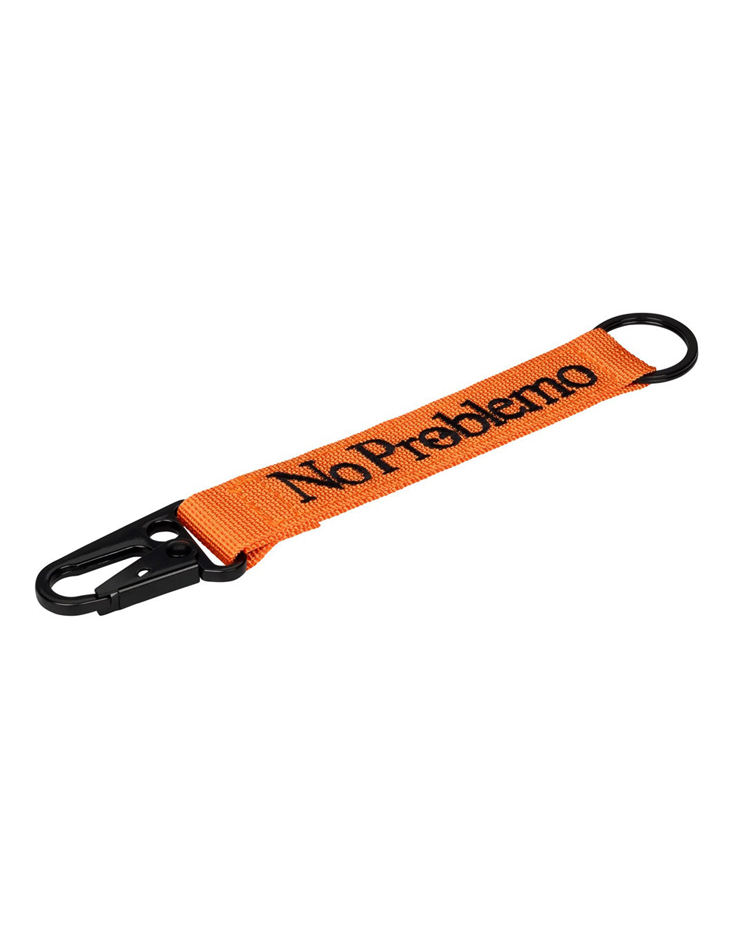 Mini Problemo Carabiner Keychain orange