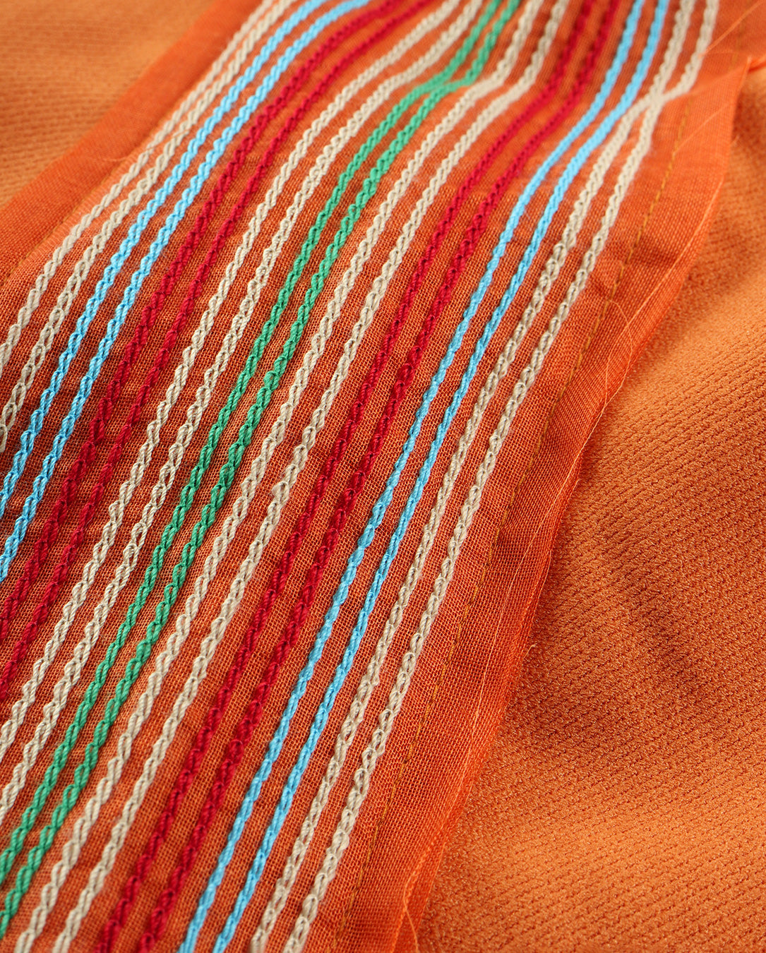 Side Line Stitch Pants dark orange