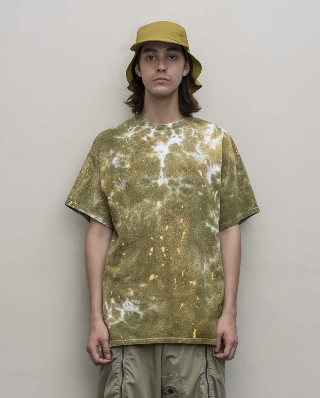 Logo Tie Dye Tee olive