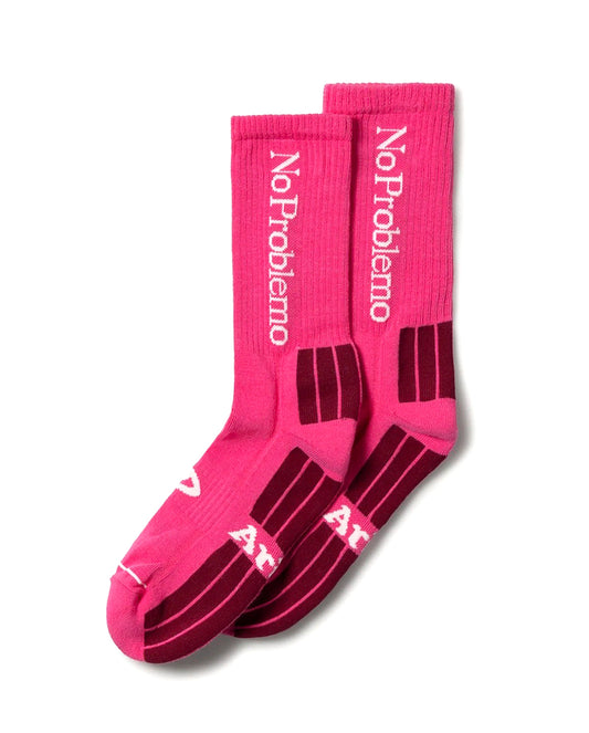 No problem sock pink 