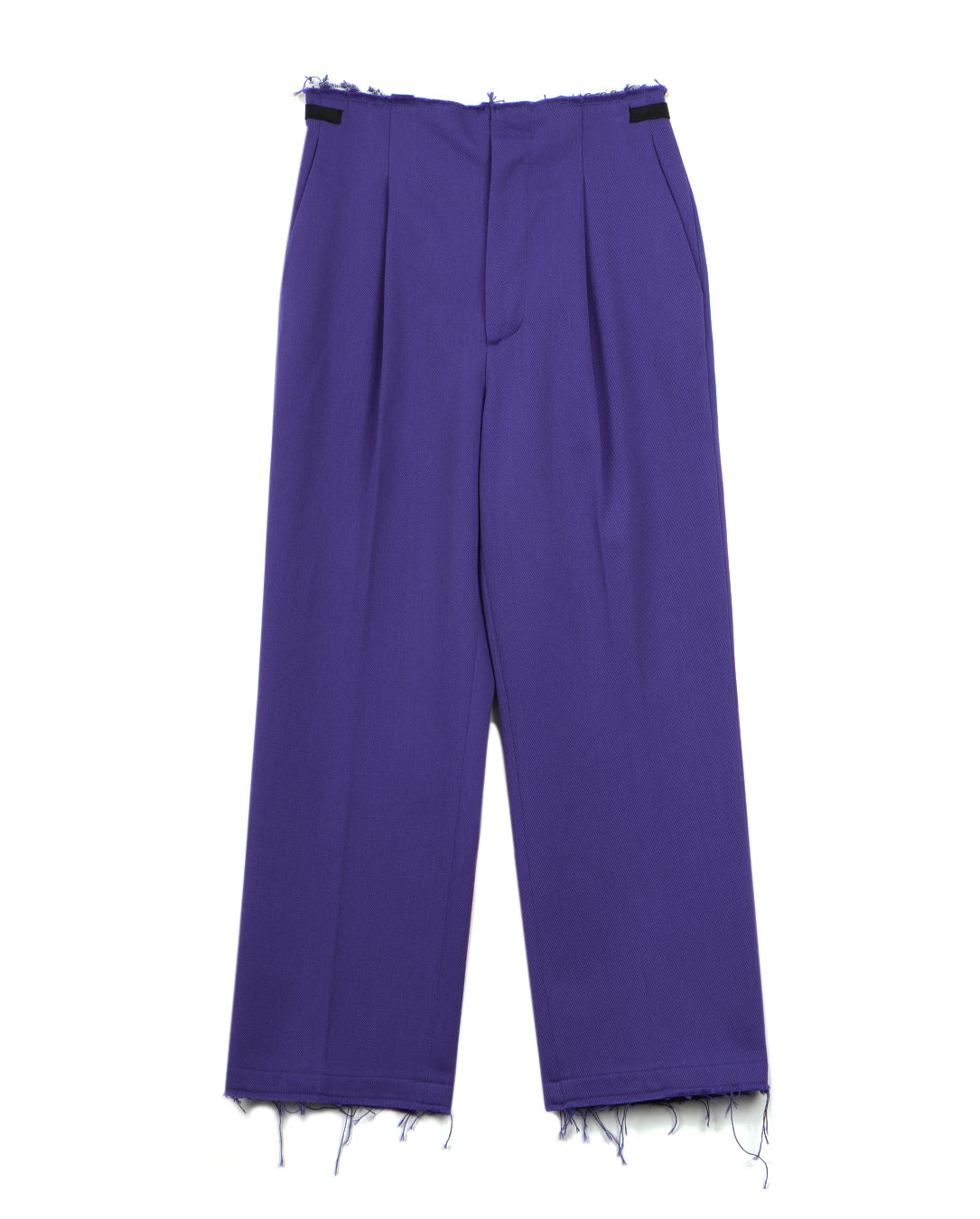 Wool Cotton Twill Pants Purple rain