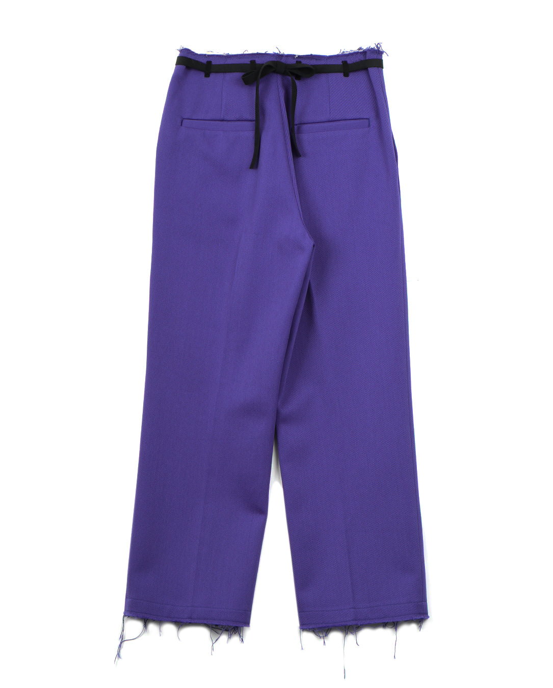 Wool Cotton Twill Pants Purple rain