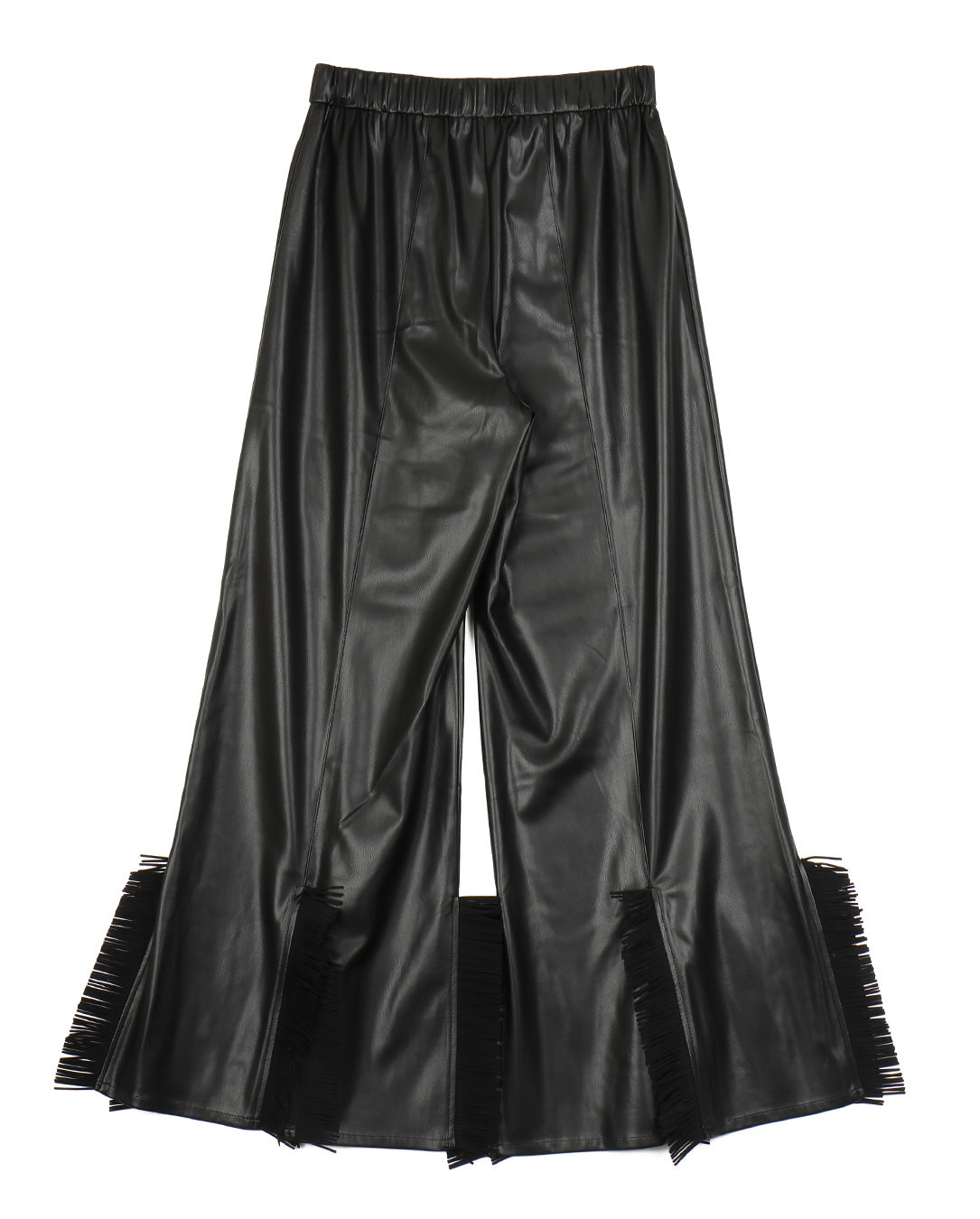 Fake Leather Pants black