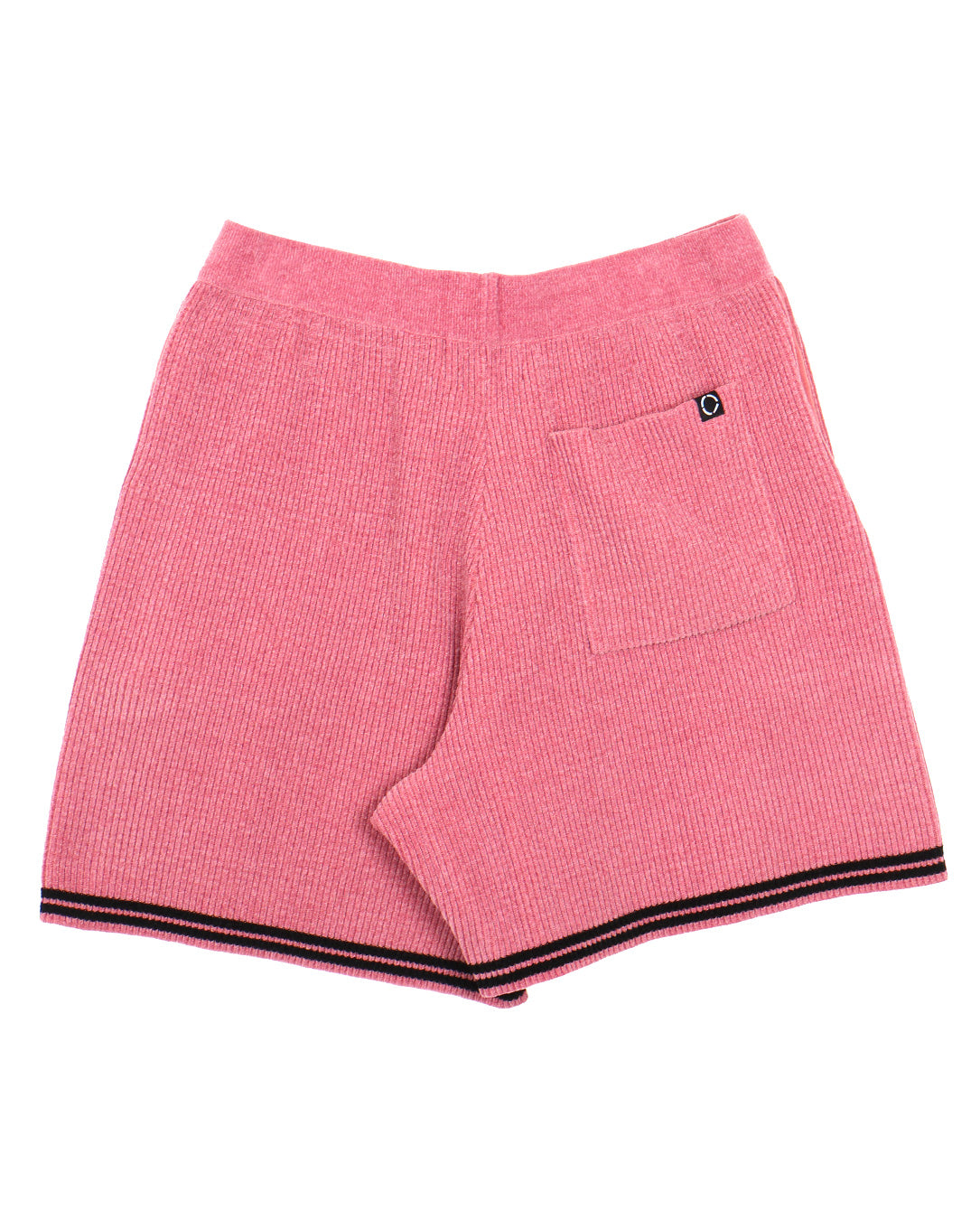 Cordy Knit Shorts moss pink