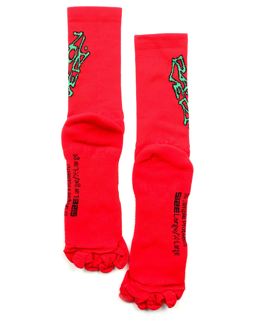 Rot Socks blood red