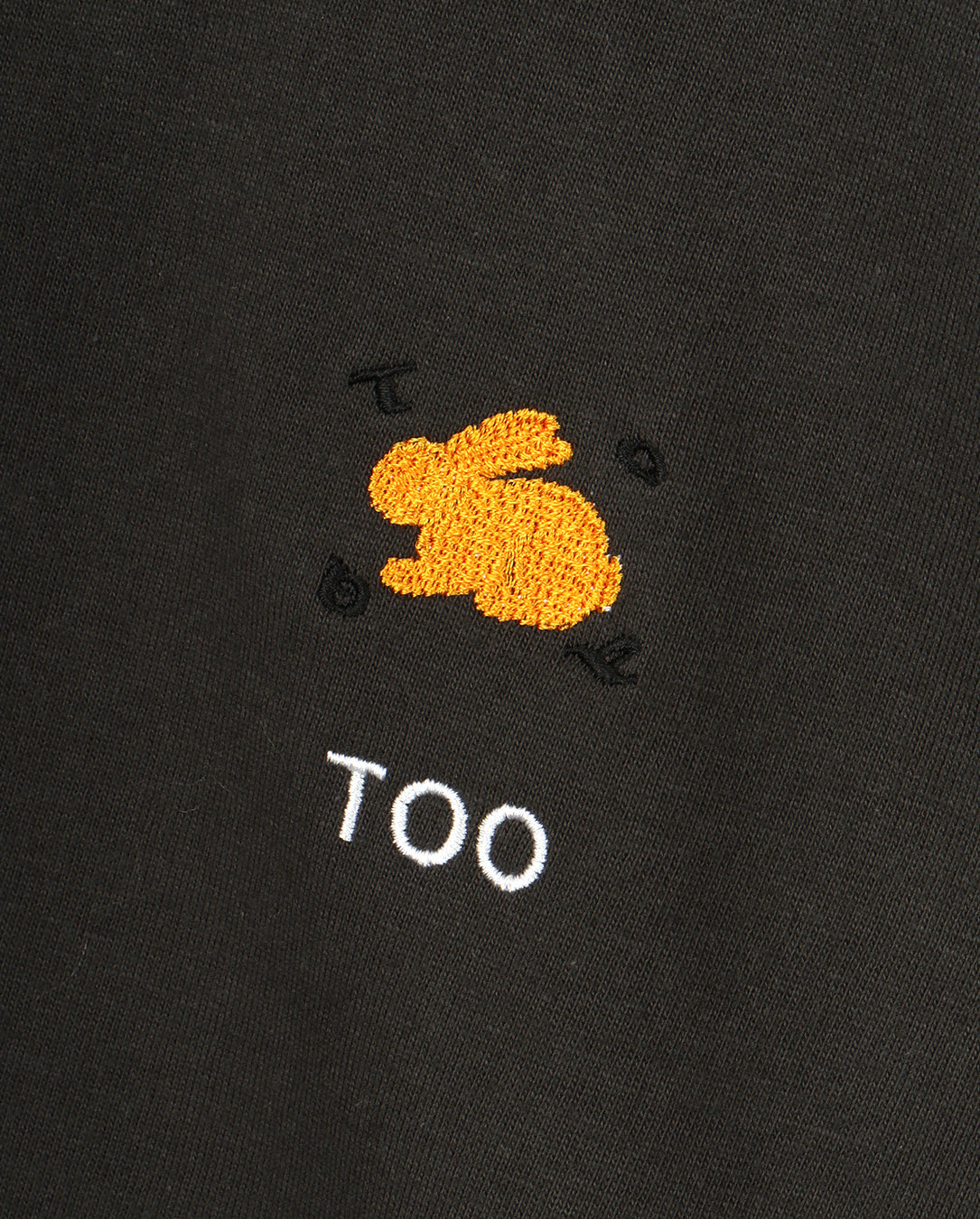 Embroidery L/S charcoal