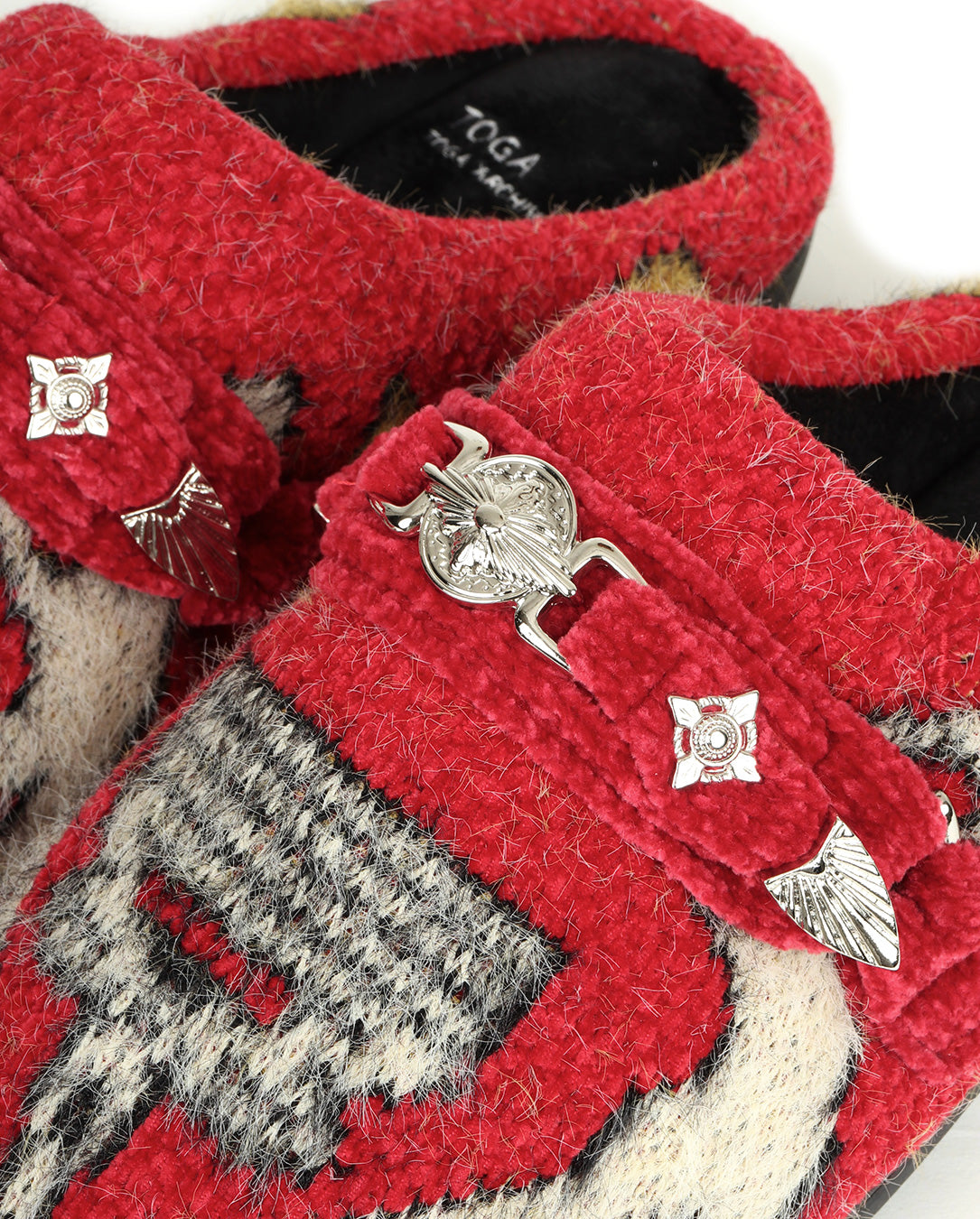 TOGA × SUBU Knit Slip-On red