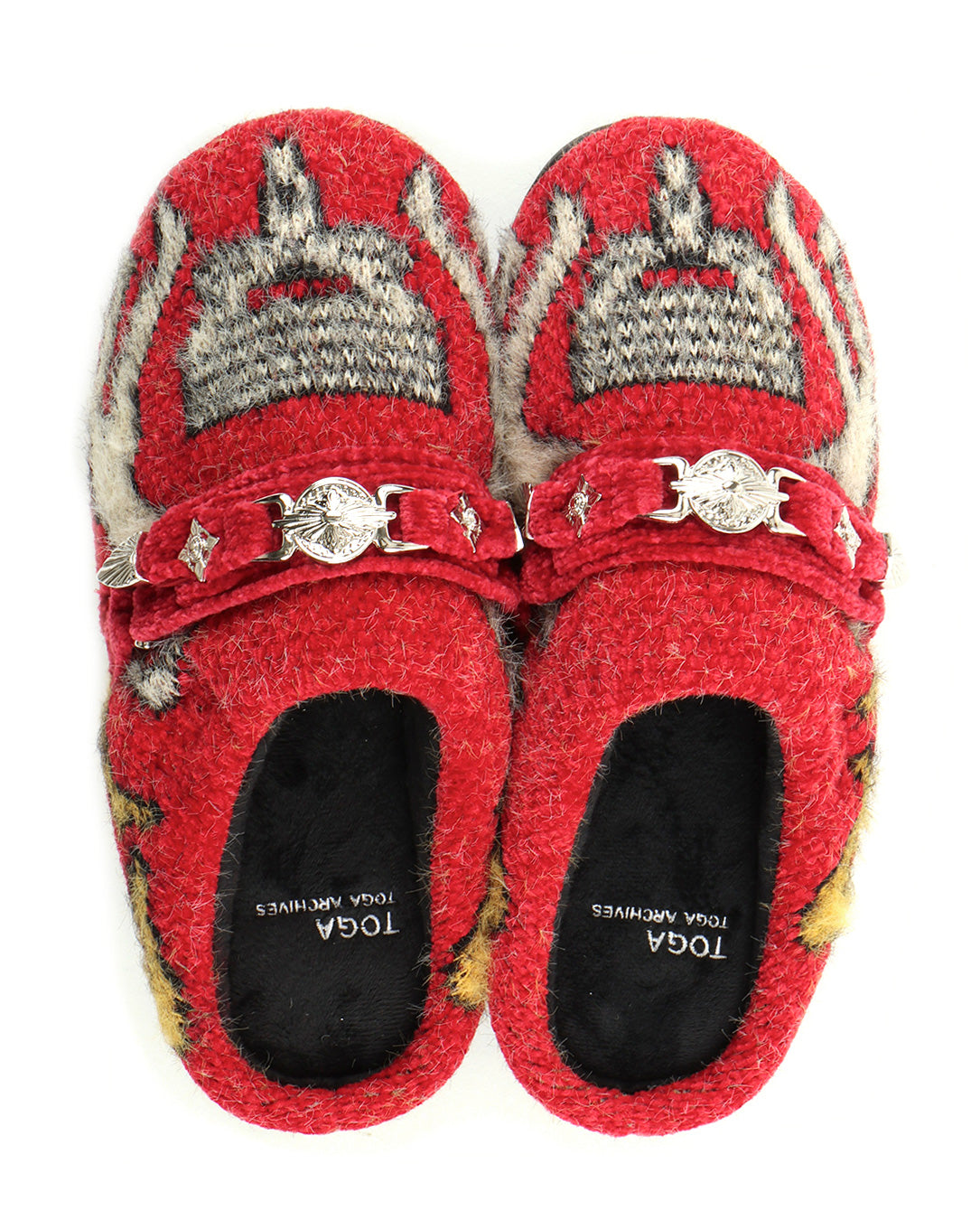 TOGA × SUBU Knit Slip-On red